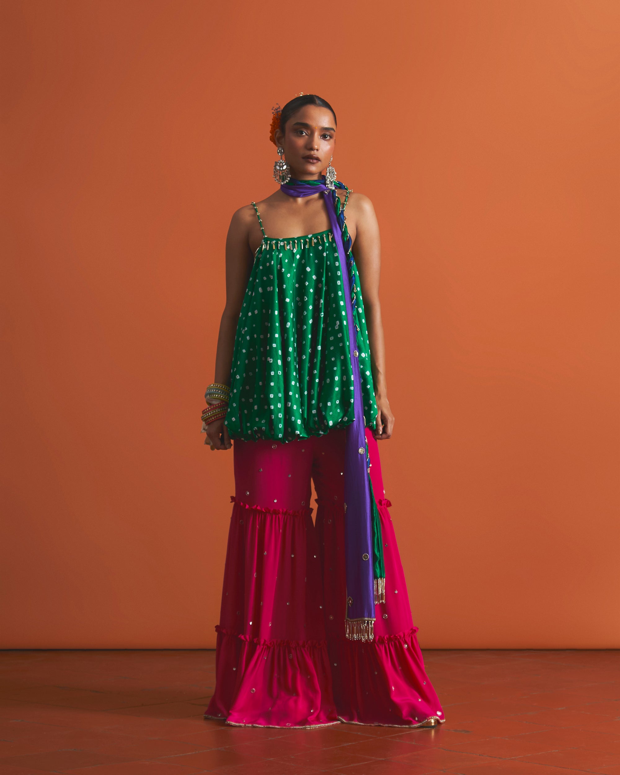 Virdis Bubble Blouse With Rani Pants