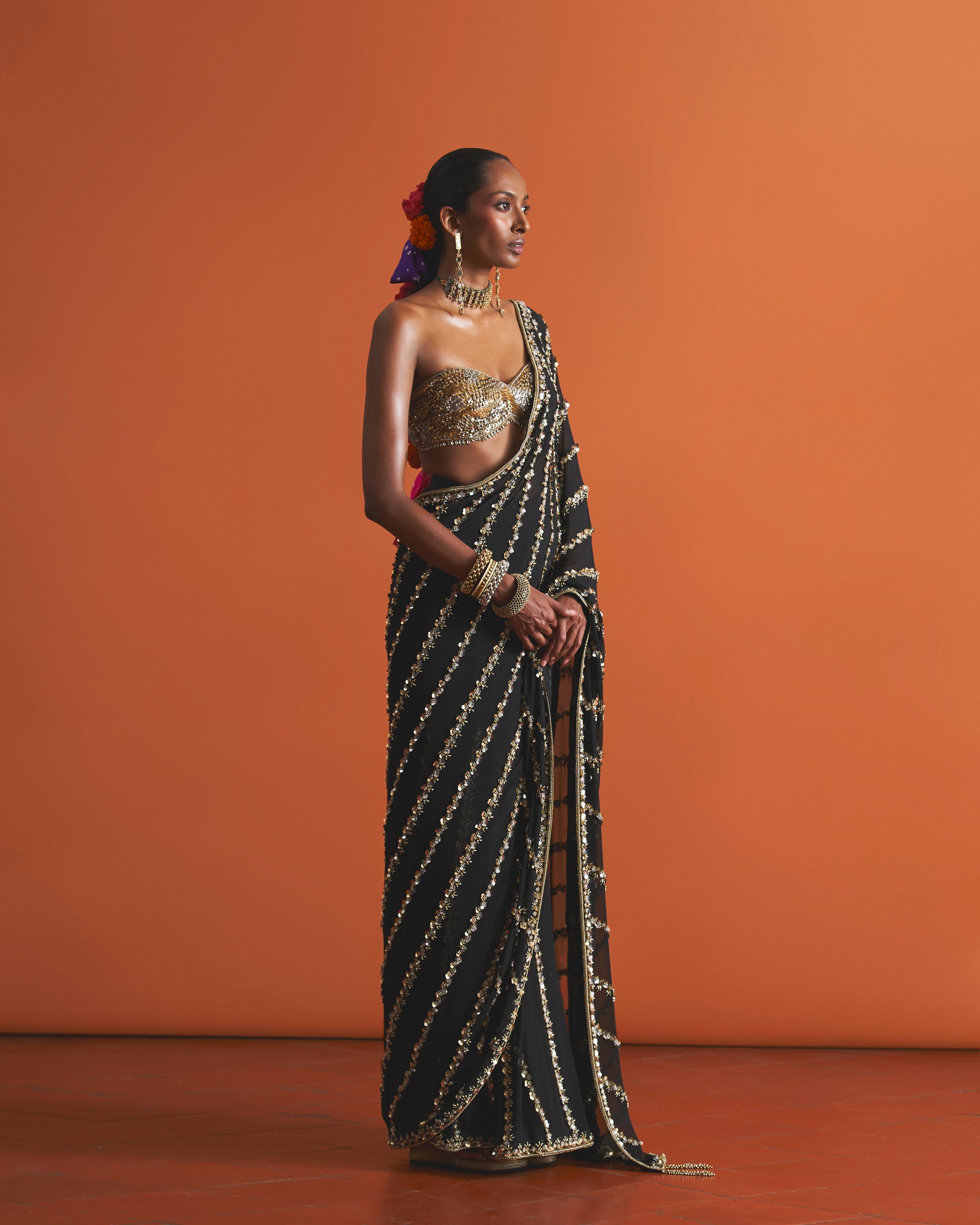 Cabochon Fuschia Sari