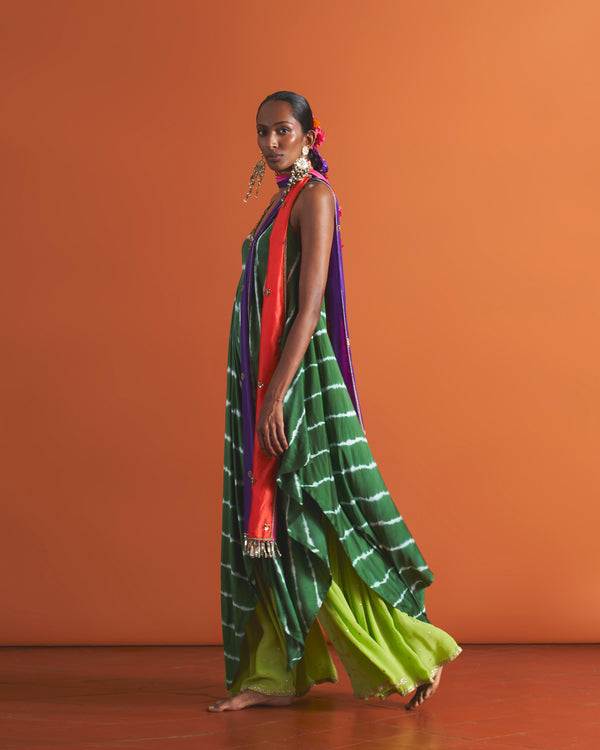 Emerald Kurta, Sage Pants