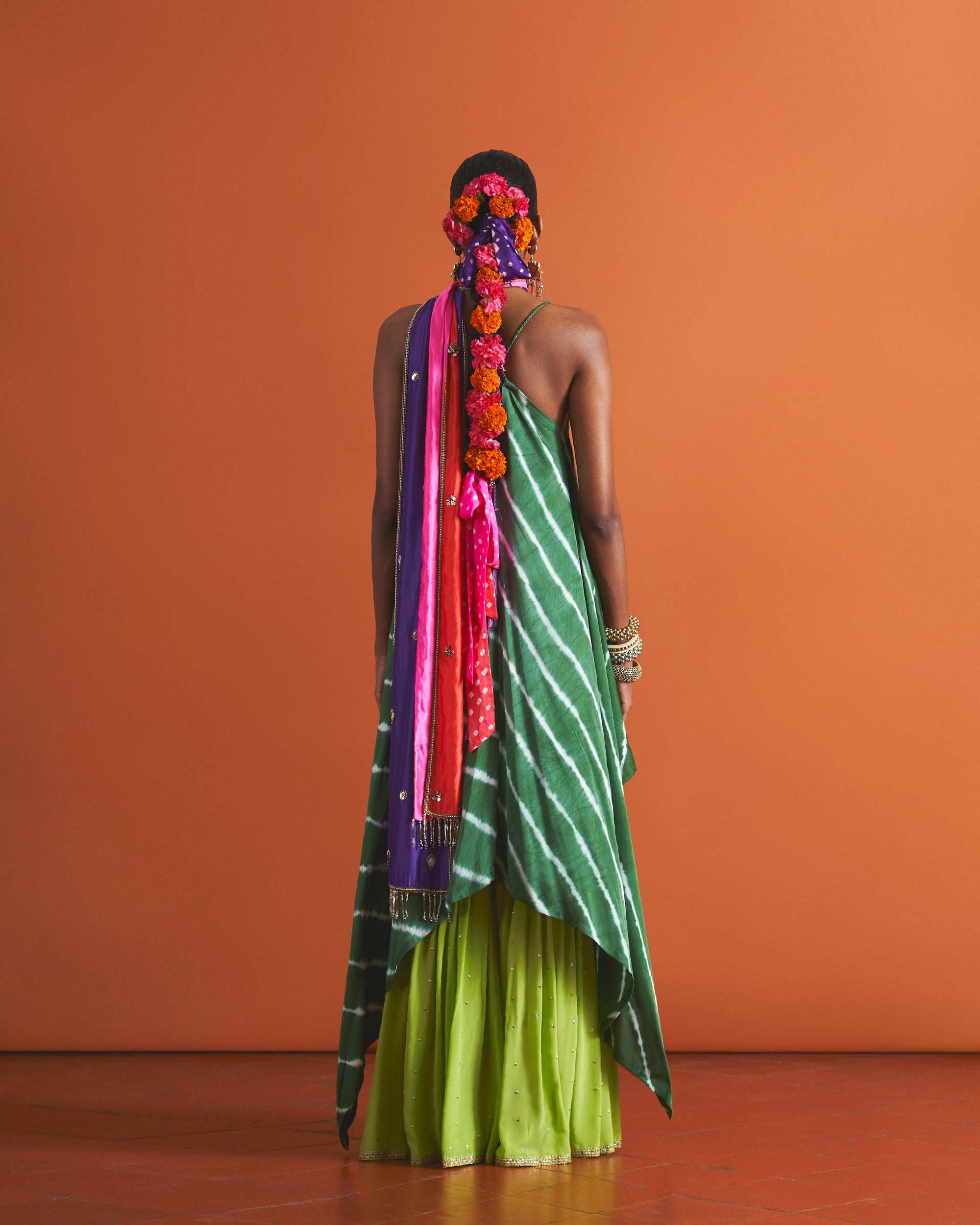 Emerald Kurta, Sage Pants