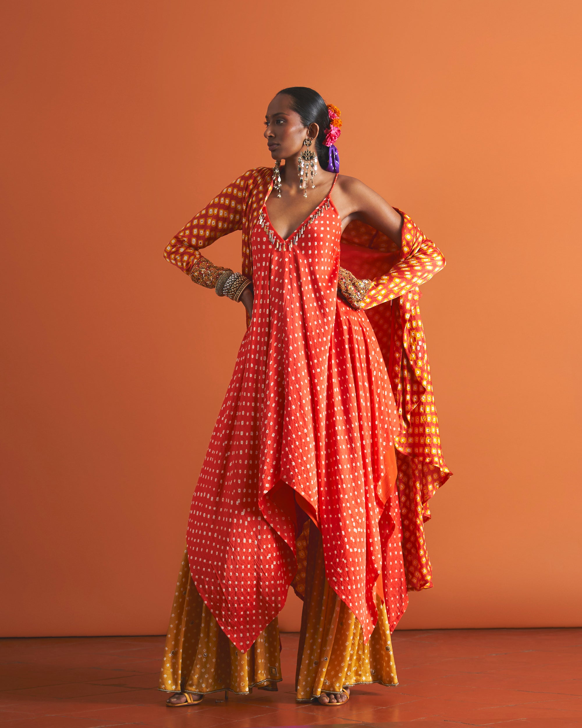 Kesari Kurta Surya Shirt N Haldi Pants