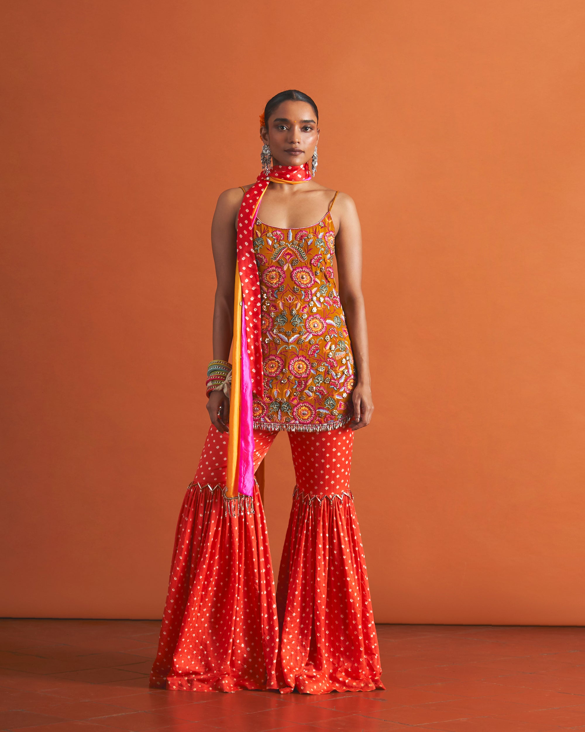 Tigers Eye Kurta And Ruby Pants