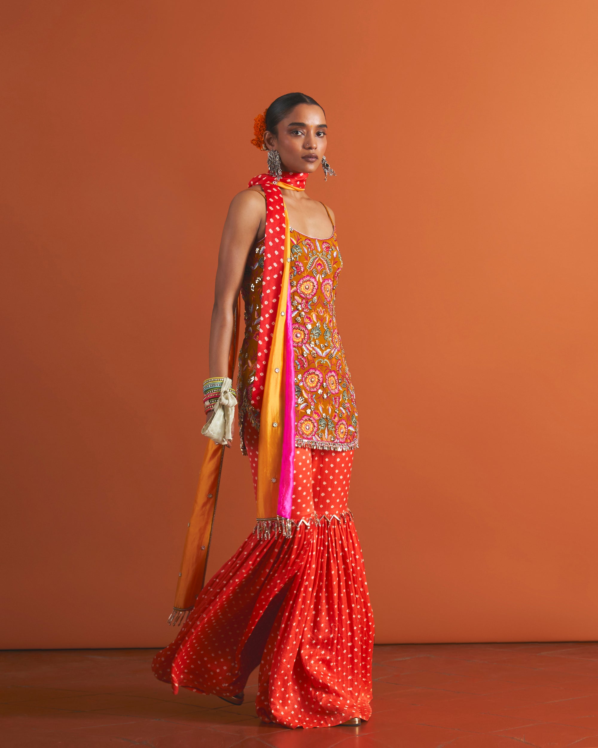 Tigers Eye Kurta And Ruby Pants
