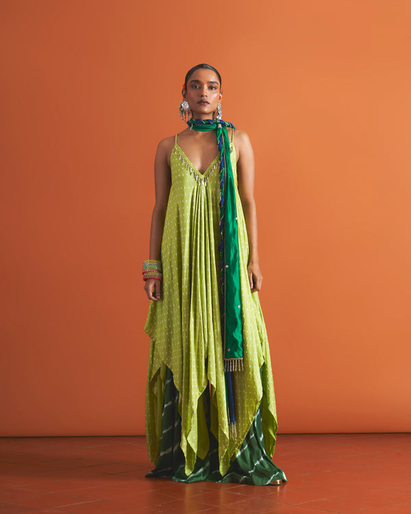 Peepul Kurta, Emerald Pants