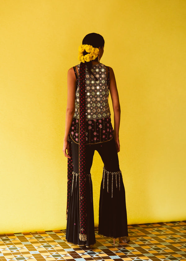 Disco Deewane Waistcoat, Cosmos Kurta and Cosmos Gharara