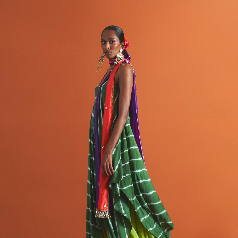 Emerald Kurta, Sage Pants