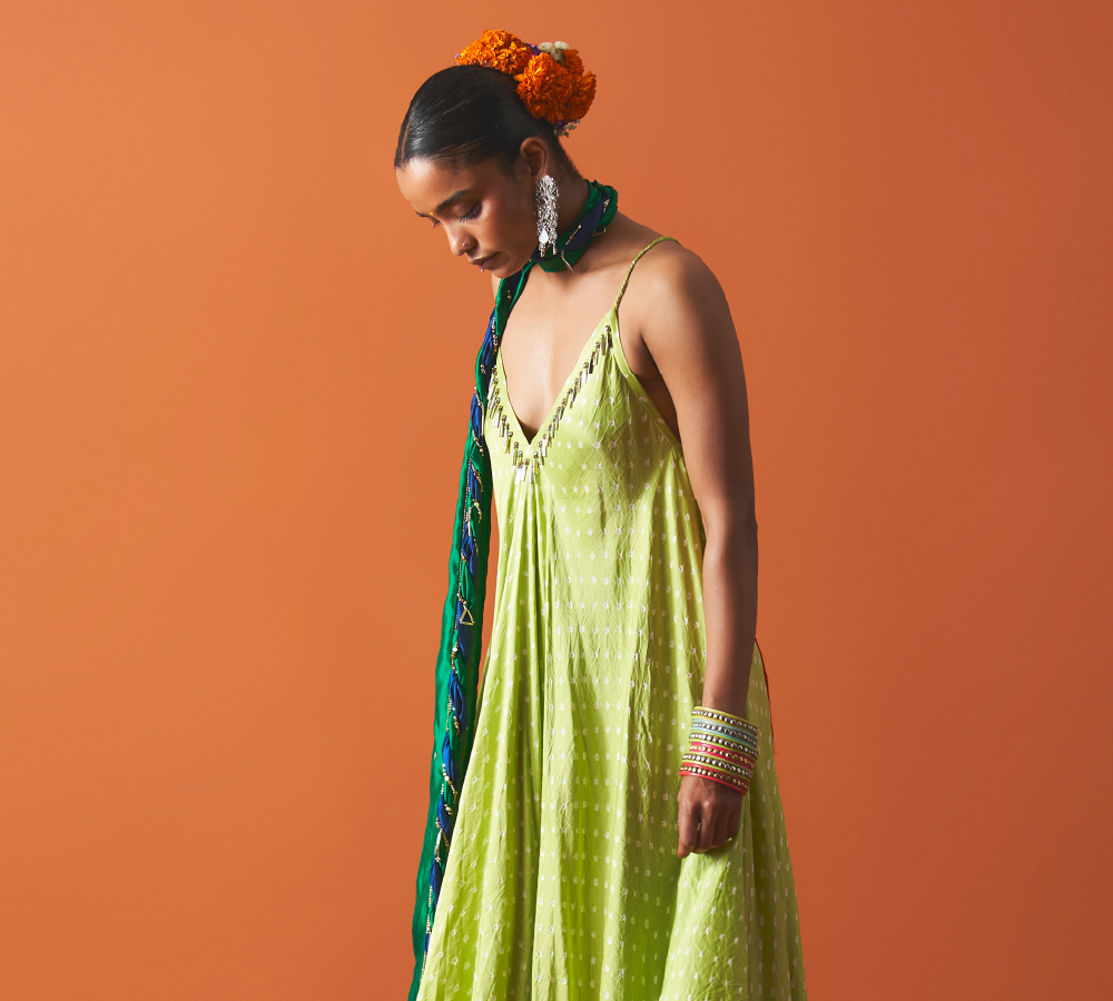 Peepul Kurta, Emerald Pants