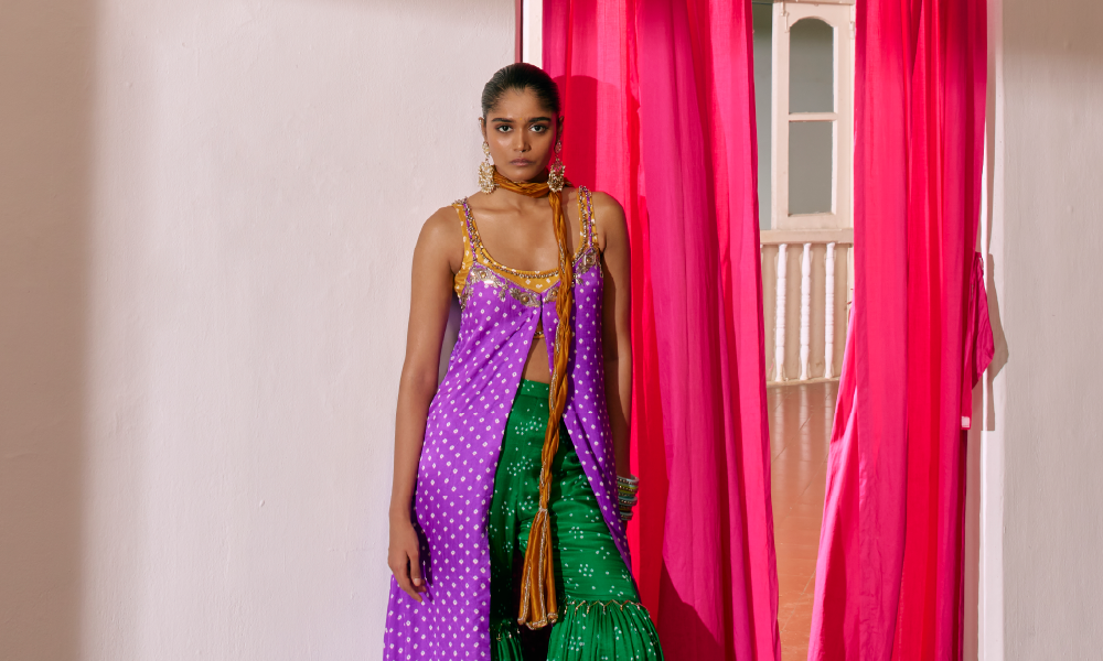 Viola Slip & Palm Pants