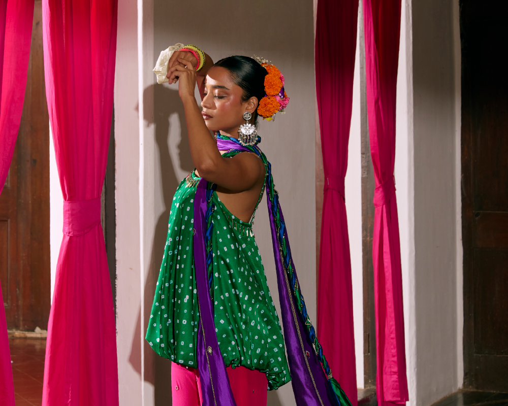 Virdis Bubble Blouse With Rani Pants