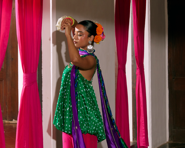 Virdis Bubble Blouse With Rani Pants
